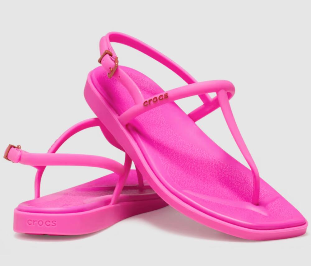 Crocs Women's Miami Thong Sandal Size 11 Dragon Fruit Pink Flip Flop NWT